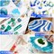 Epoxy Resin Pigment - 24 Colors Liquid Translucent Epoxy Resin Colorant, Highly Concentrated Dye for DIY Jewelry Making, Paint, Craft - 6ml Each, with 6 Colors Resin Glitter